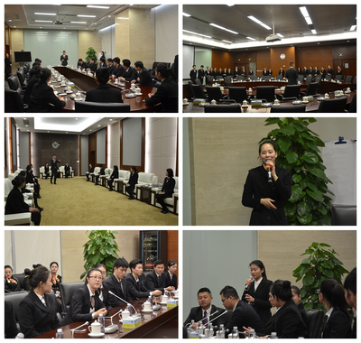 金地物业荣尚荟商务服务之会务服务专训顺利举办，探索展览展示新高度